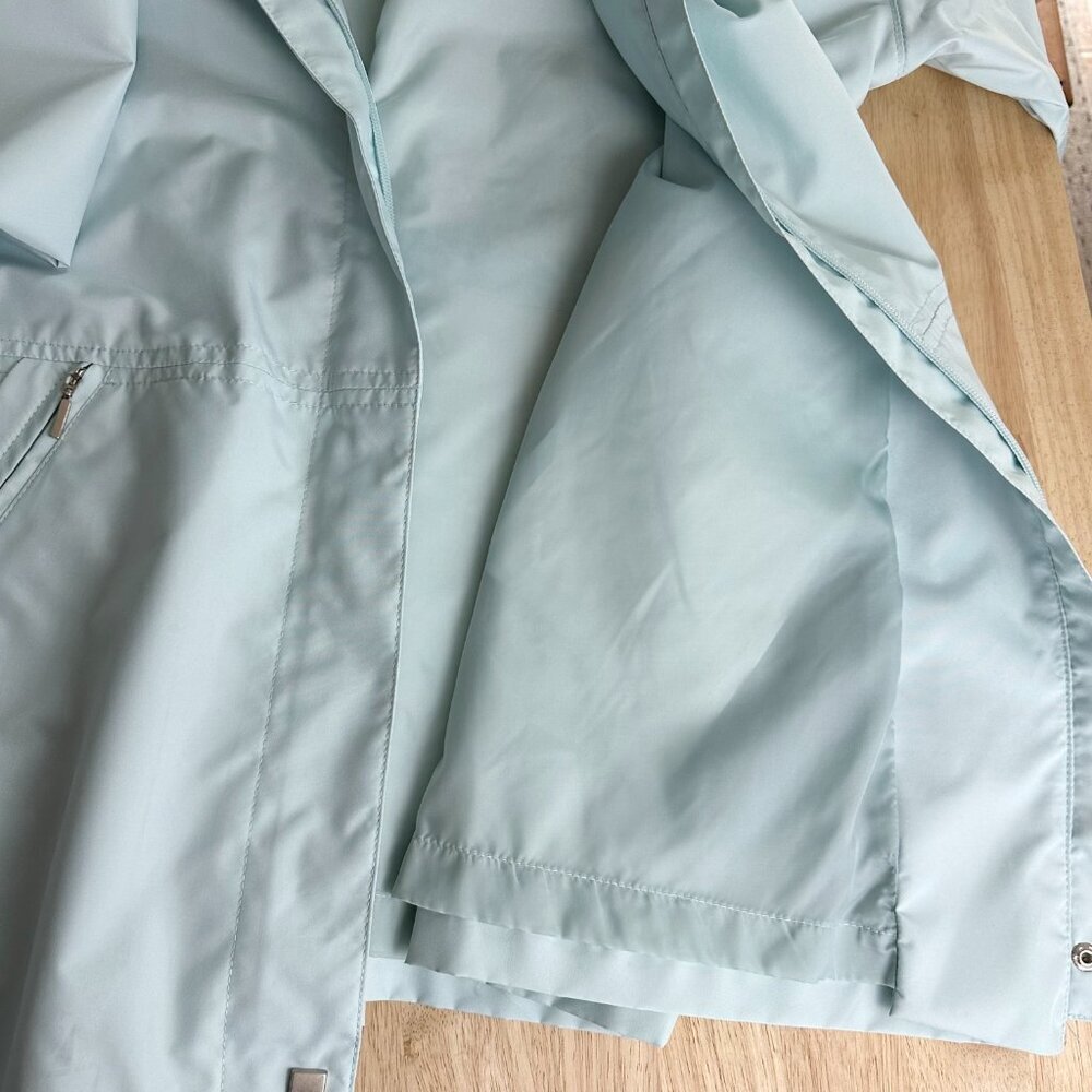 Vintage Fitz-Wright Powder Blue Coat Jacket Pristine! M Rain‎ Light - Picture 9 of 10